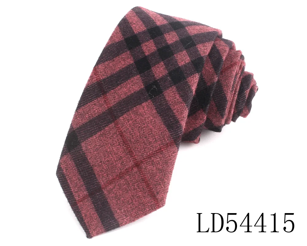 New Cotton Ties Casual Skinny Necktie For Party Boys Girls Plaid Neck Tie Wedding Necktie For Groom Neck Wear For Men Gravata - Image 17