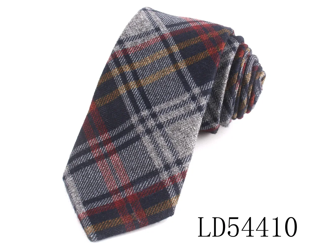 New Cotton Ties Casual Skinny Necktie For Party Boys Girls Plaid Neck Tie Wedding Necktie For Groom Neck Wear For Men Gravata - Image 31