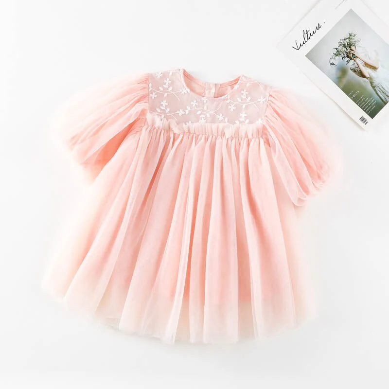 New Evening Dresses Kids Dresses for Girls Spring Girl Dress Child Baby Sweet Princess Dress Designer Baby Girl ClothesZB - Image 2