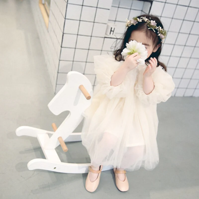 New Evening Dresses Kids Dresses for Girls Spring Girl Dress Child Baby Sweet Princess Dress Designer Baby Girl ClothesZB - Image 5