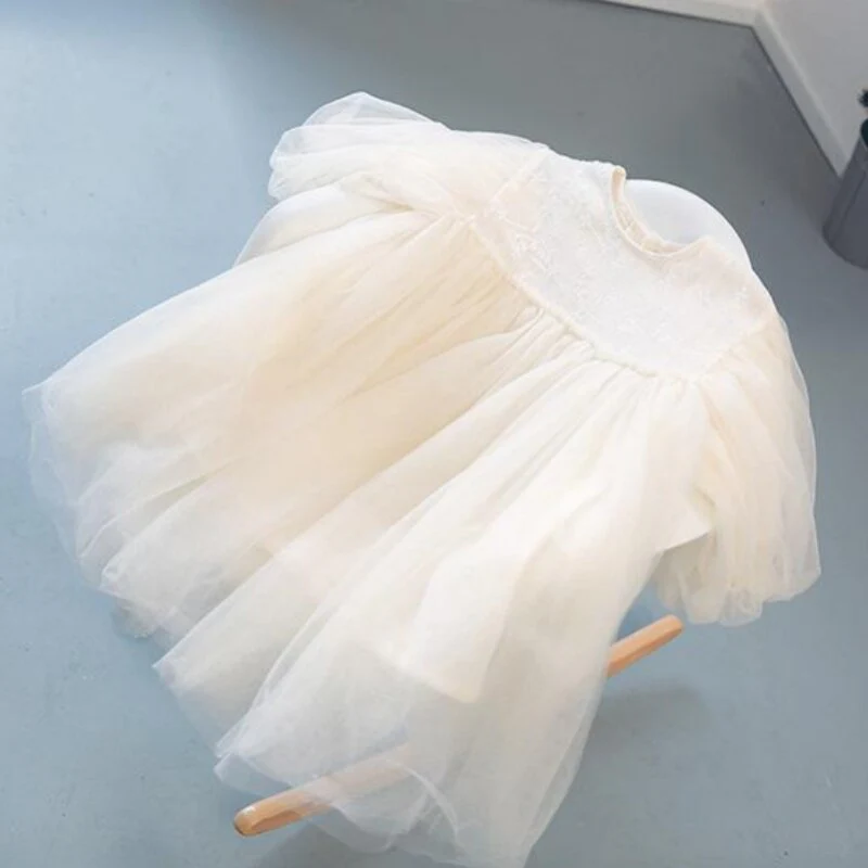 New Evening Dresses Kids Dresses for Girls Spring Girl Dress Child Baby Sweet Princess Dress Designer Baby Girl ClothesZB - Image 7