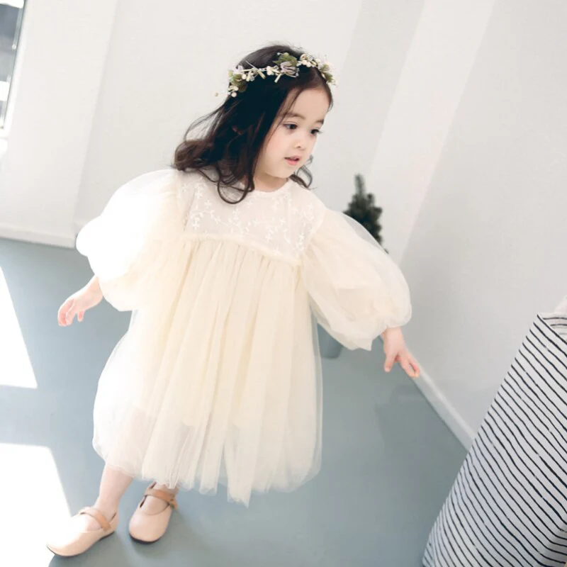 New Evening Dresses Kids Dresses for Girls Spring Girl Dress Child Baby Sweet Princess Dress Designer Baby Girl ClothesZB - Image 8