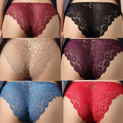 New Fashion Sexy Lace Underpants Women 8 colors Knickers Stylish Briefs Soft Lady Casual Underwear Shorts Panties - Image 3
