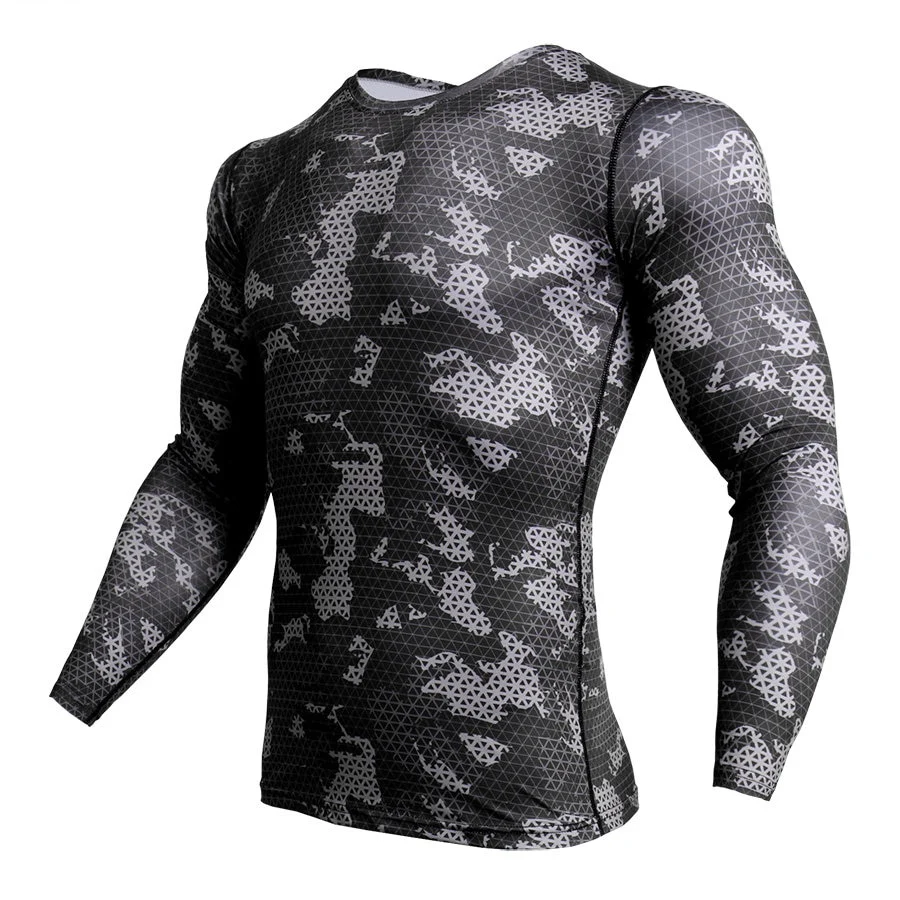 New Fitness Camo T Shirt Men Compression Shirt Sportswear MMA Rashguard Mens GYM Joggers Leggings Gyms Bodybuilding Tights - Image 14