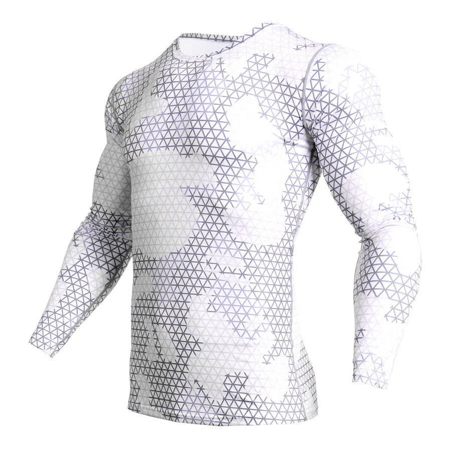 New Fitness Camo T Shirt Men Compression Shirt Sportswear MMA Rashguard Mens GYM Joggers Leggings Gyms Bodybuilding Tights - Image 5