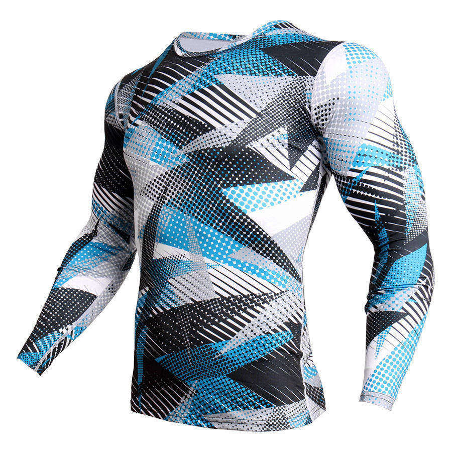 New Fitness Camo T Shirt Men Compression Shirt Sportswear MMA Rashguard Mens GYM Joggers Leggings Gyms Bodybuilding Tights - Image 6
