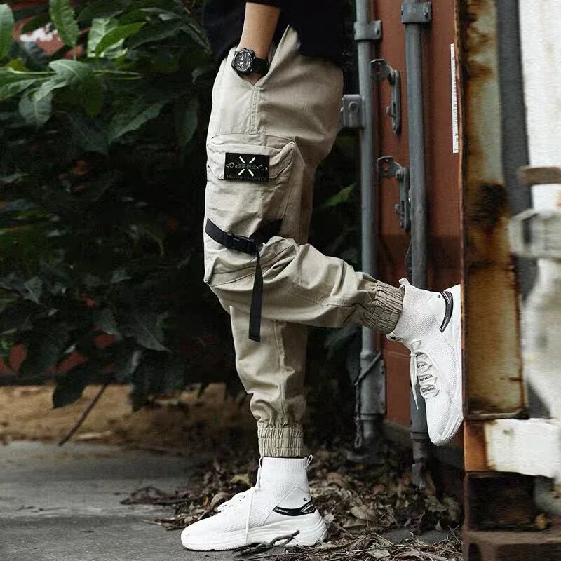 New Harajuku Cotton Multi-Pockets Style Fashion Cargo Pants Men Autumn Hip Hop Streetwear Casual Elastic Trousers Camo - Image 12