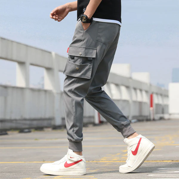 New Harajuku Cotton Multi-Pockets Style Fashion Cargo Pants Men Autumn Hip Hop Streetwear Casual Elastic Trousers Camo - Image 13