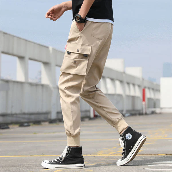 New Harajuku Cotton Multi-Pockets Style Fashion Cargo Pants Men Autumn Hip Hop Streetwear Casual Elastic Trousers Camo - Image 15
