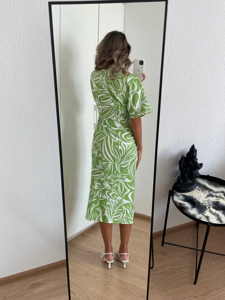 New In Dress Women Clothing for Summer Printed Waist Tie-up Shirt Sexy Long Formal Occasion Dresses for Women 2023 Evening Dress - Image 15