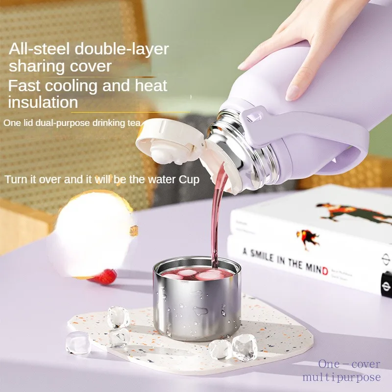 New large-capacity stainless steel insulated water cup outdoor sports food-grade insulated kettle - Image 4
