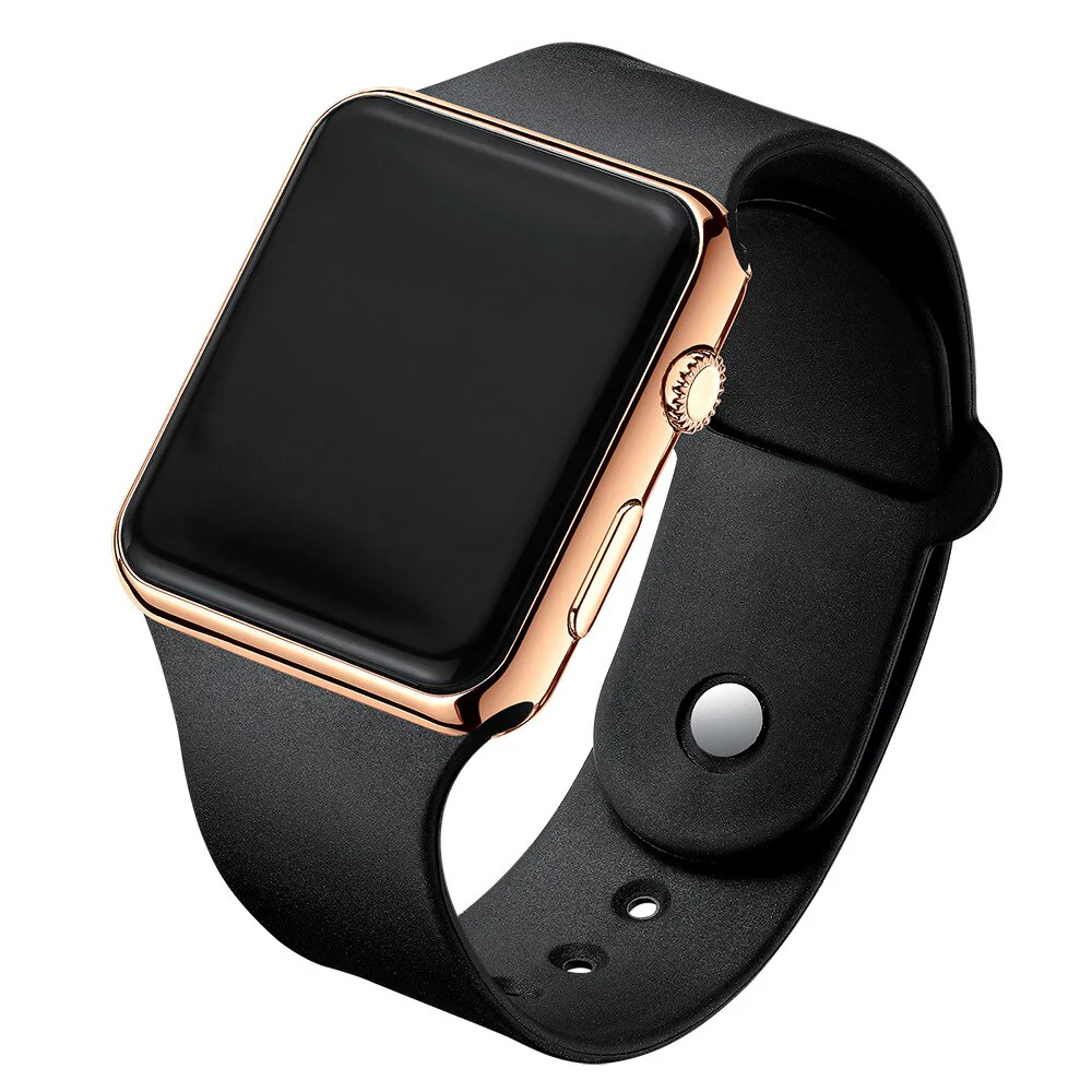 New LED Watch Pink Strap for Digital Watch Silicone Band Women Watch Men Watch Wrist Watch Smart Watches - Image 4