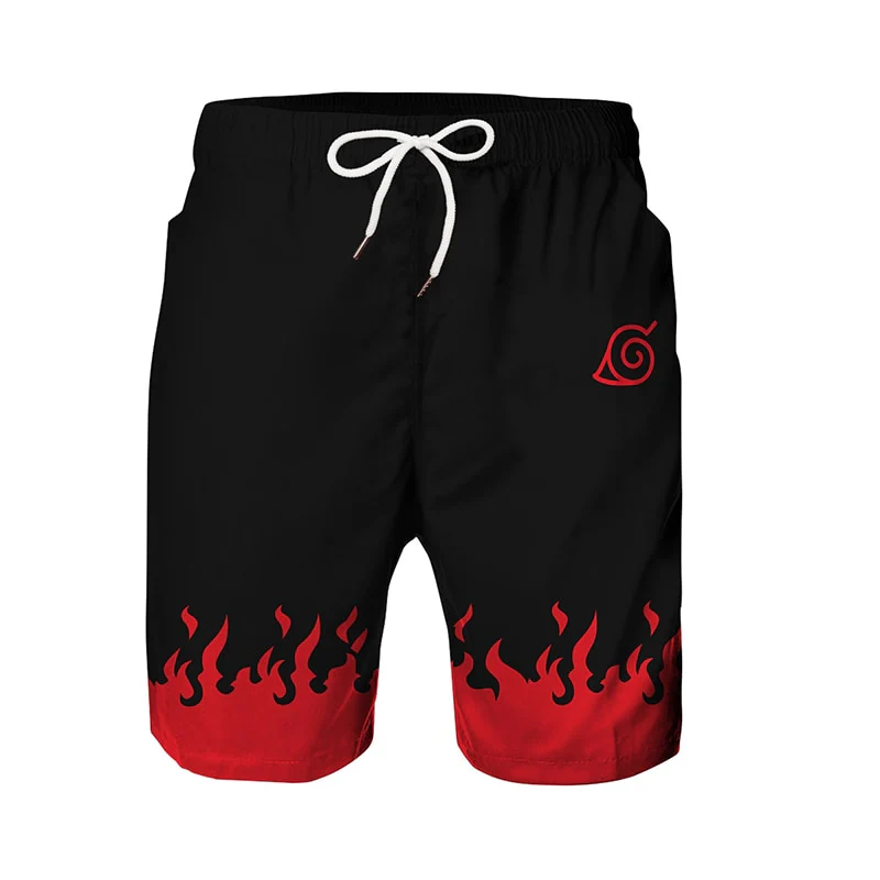 New Medieval Plus Size 6XL Akatsuki kakaxi Cosplay Shorts Uzumaki kakaxi Costume Bleach Sports Shorts For Men Party Halloween - Image 3
