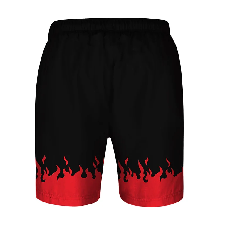 New Medieval Plus Size 6XL Akatsuki kakaxi Cosplay Shorts Uzumaki kakaxi Costume Bleach Sports Shorts For Men Party Halloween - Image 4