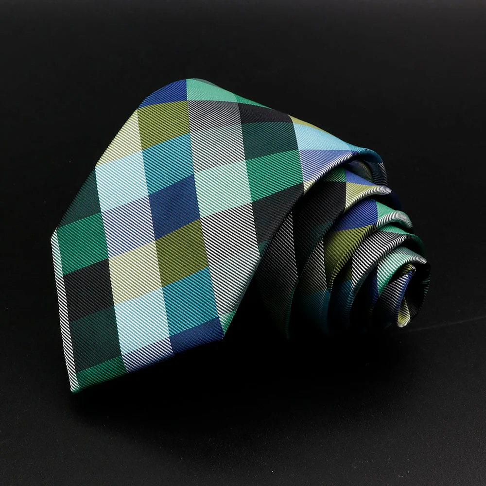 New Men's Tie Classic Solid Color Stripe Flower Floral 8cm Jacquard Necktie Accessories Daily Wear Cravat Wedding Party Gift - Image 56