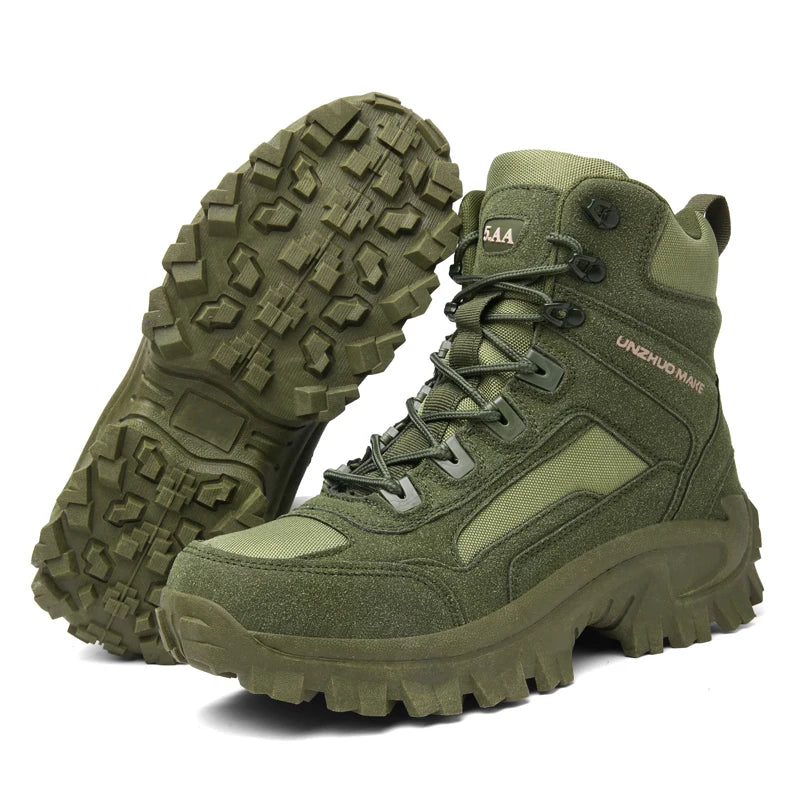 New Men's Boots Tactical Shoes Outdoor Sneakers Hiking Shoes Mountaineering Walking Jogging Ankle Boots Botas Cuturno Masculinas - Image 7