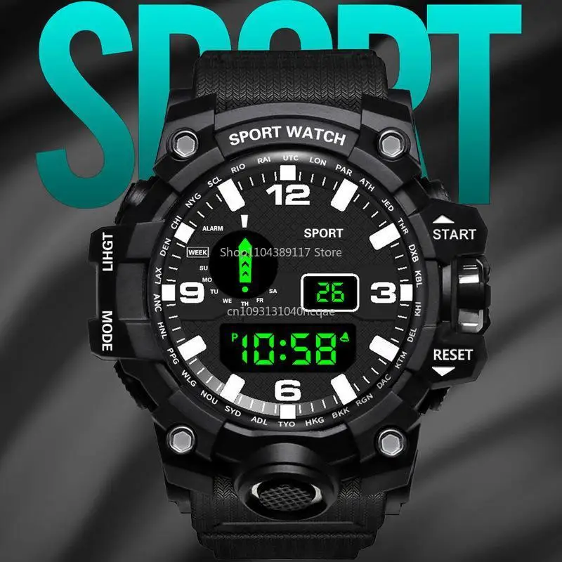 New Multifunctional Electronic Watch for Men Casual Simple Sports Mens Watches Fashionable Wristwatch Accessories - Image 2