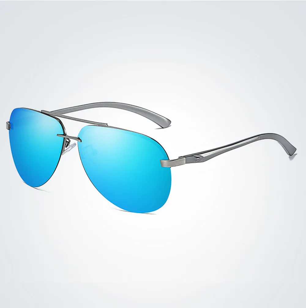 New Polarized Men Sunglasses Classic Driving Sun Glasses Metal Frame Mirror Lens Sunglasses Men/Women - Image 10