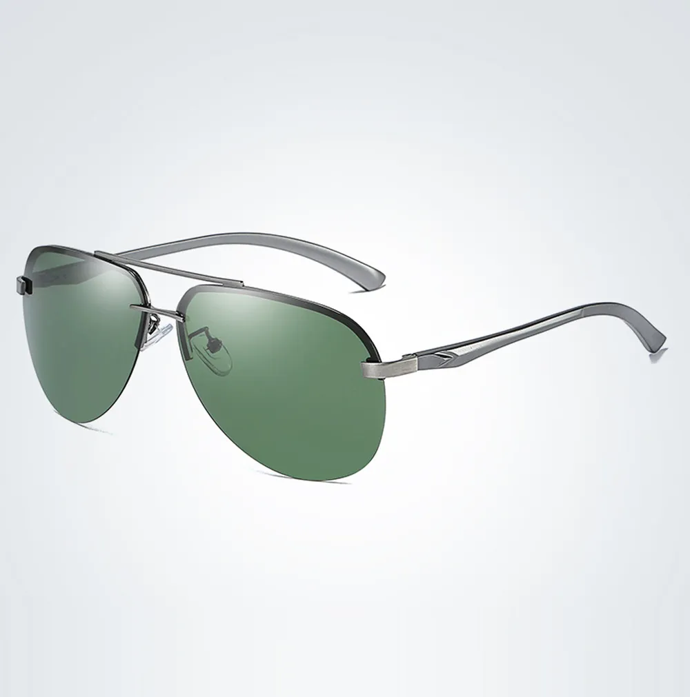 New Polarized Men Sunglasses Classic Driving Sun Glasses Metal Frame Mirror Lens Sunglasses Men/Women - Image 8