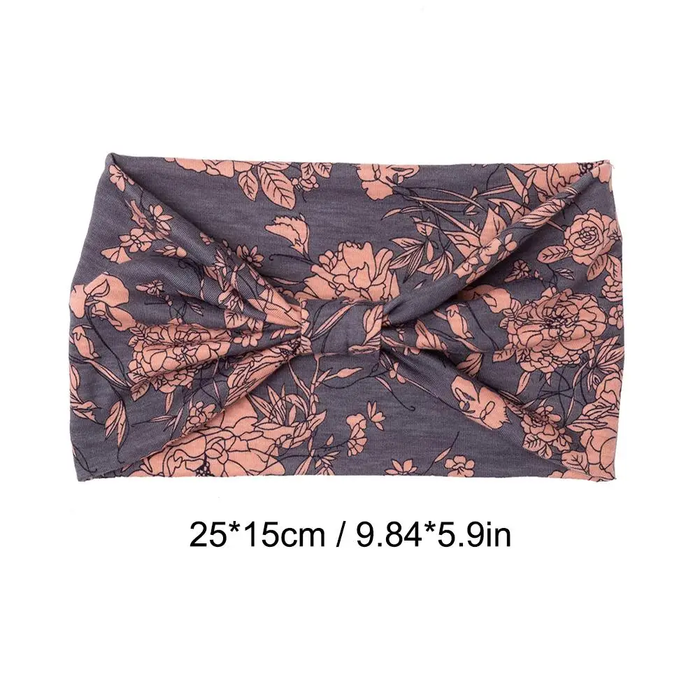 New Print Wide Headwrap Headbands Elastic Hair Bands Yoga Headband Fashion Turban Makeup Hair Hoop Vintag Headwrap Hair Accessor - Image 4