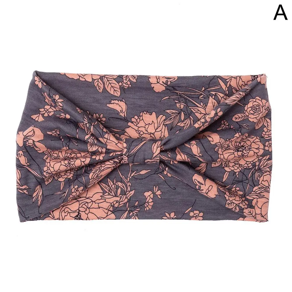 New Print Wide Headwrap Headbands Elastic Hair Bands Yoga Headband Fashion Turban Makeup Hair Hoop Vintag Headwrap Hair Accessor - Image 7