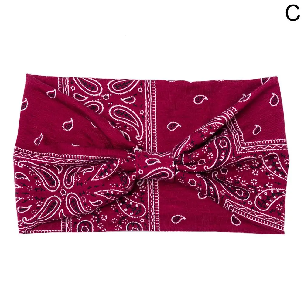 New Print Wide Headwrap Headbands Elastic Hair Bands Yoga Headband Fashion Turban Makeup Hair Hoop Vintag Headwrap Hair Accessor - Image 8