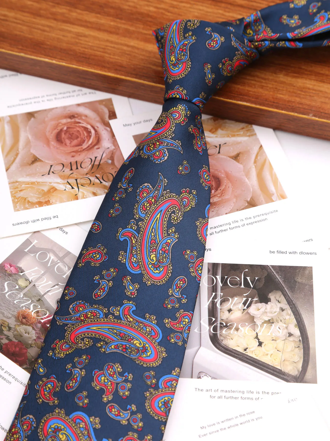 New Printing Men's Soft Thin Tie Creative Graffiti Floral Print Necktie Daily Wear Cravat Wedding Business Party Gift - Image 13