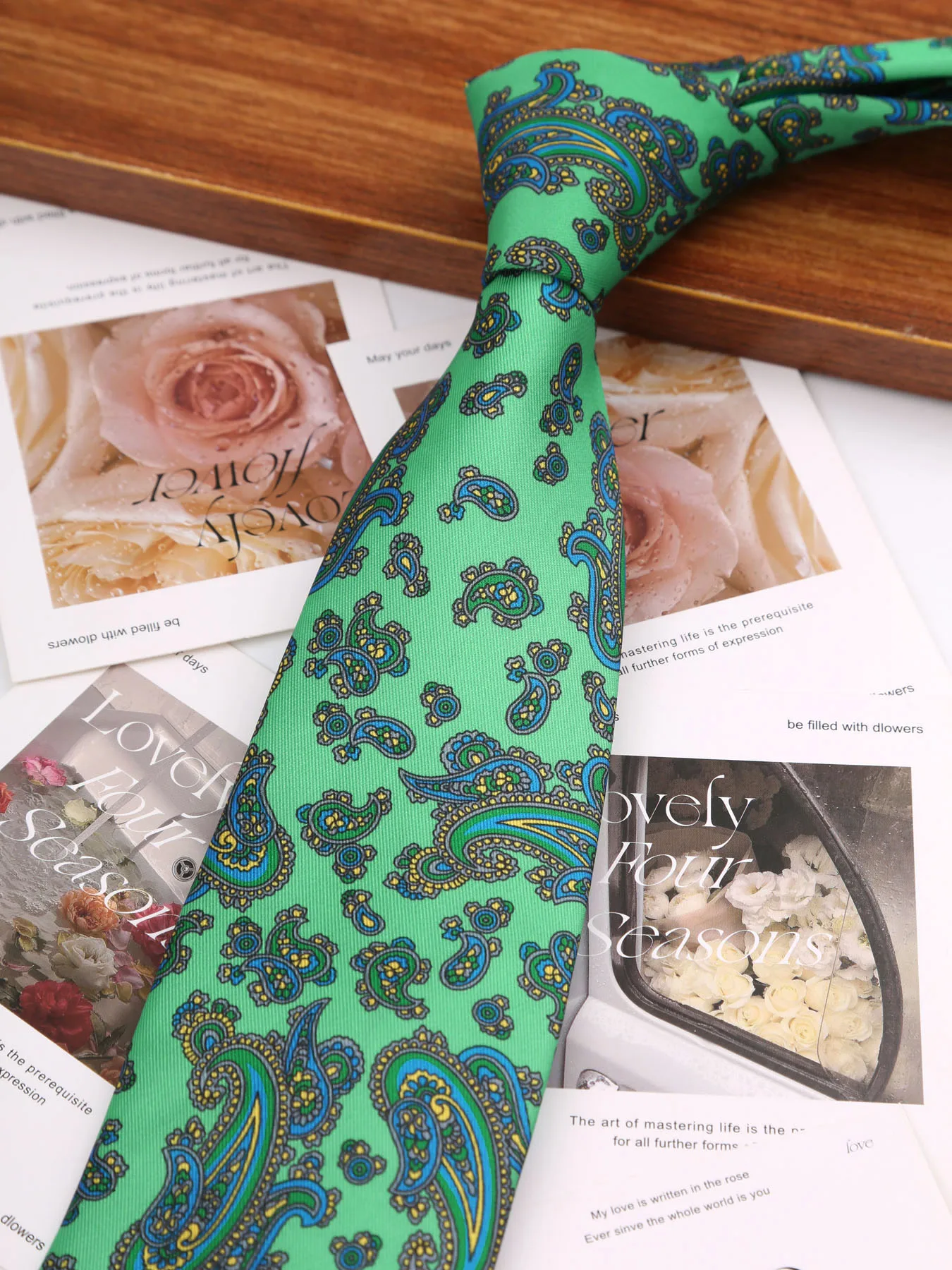 New Printing Men's Soft Thin Tie Creative Graffiti Floral Print Necktie Daily Wear Cravat Wedding Business Party Gift - Image 15