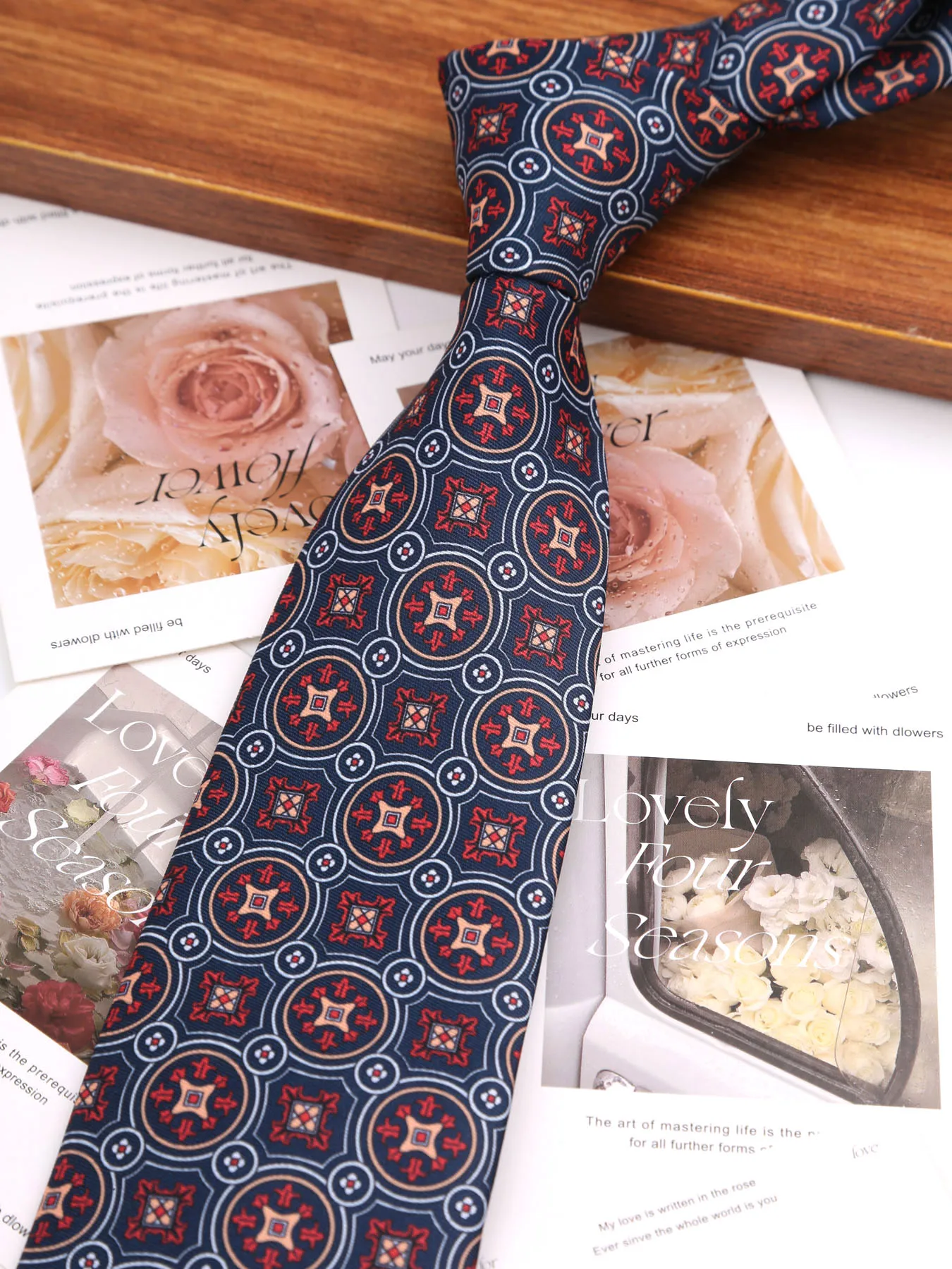 New Printing Men's Soft Thin Tie Creative Graffiti Floral Print Necktie Daily Wear Cravat Wedding Business Party Gift - Image 18