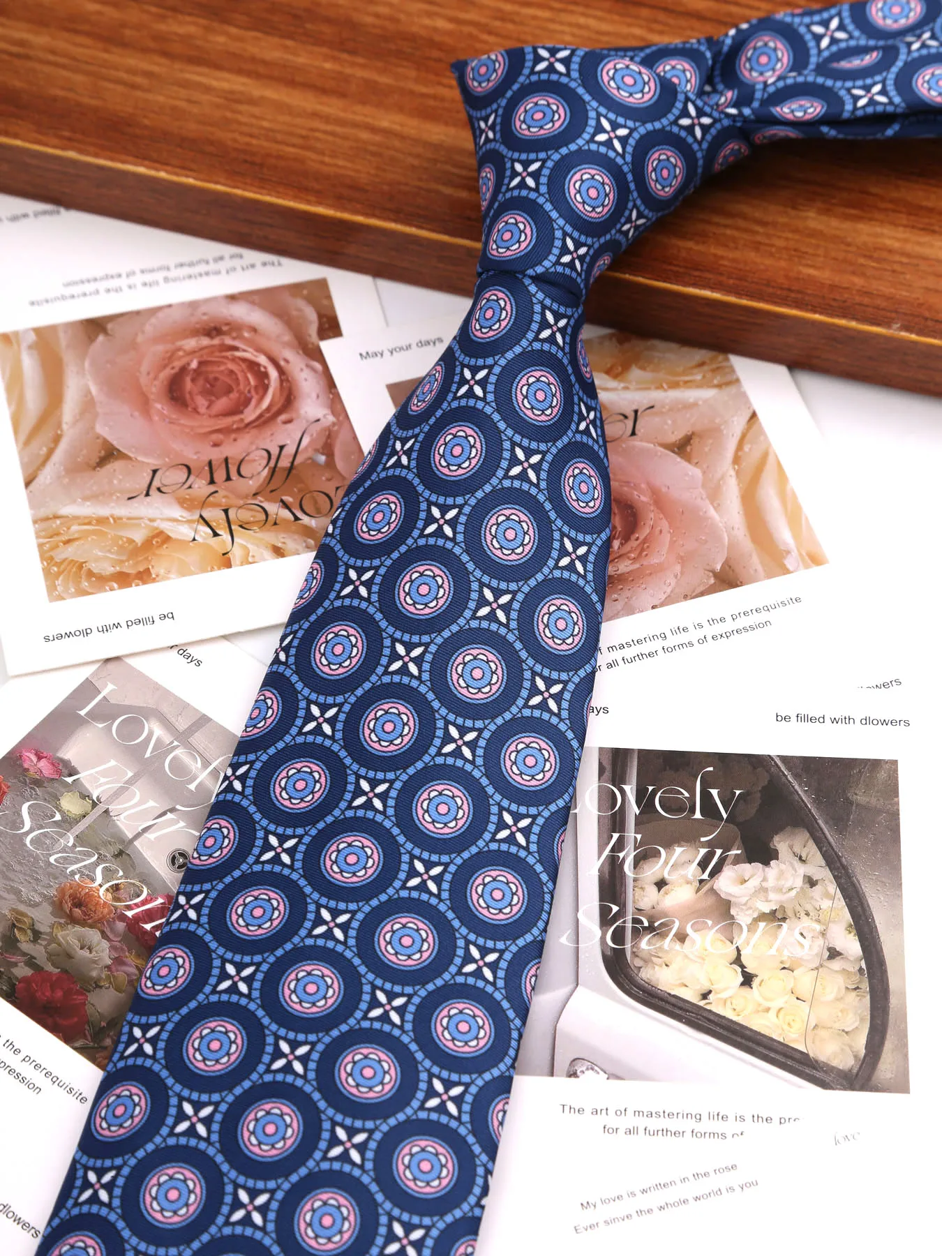 New Printing Men's Soft Thin Tie Creative Graffiti Floral Print Necktie Daily Wear Cravat Wedding Business Party Gift - Image 29