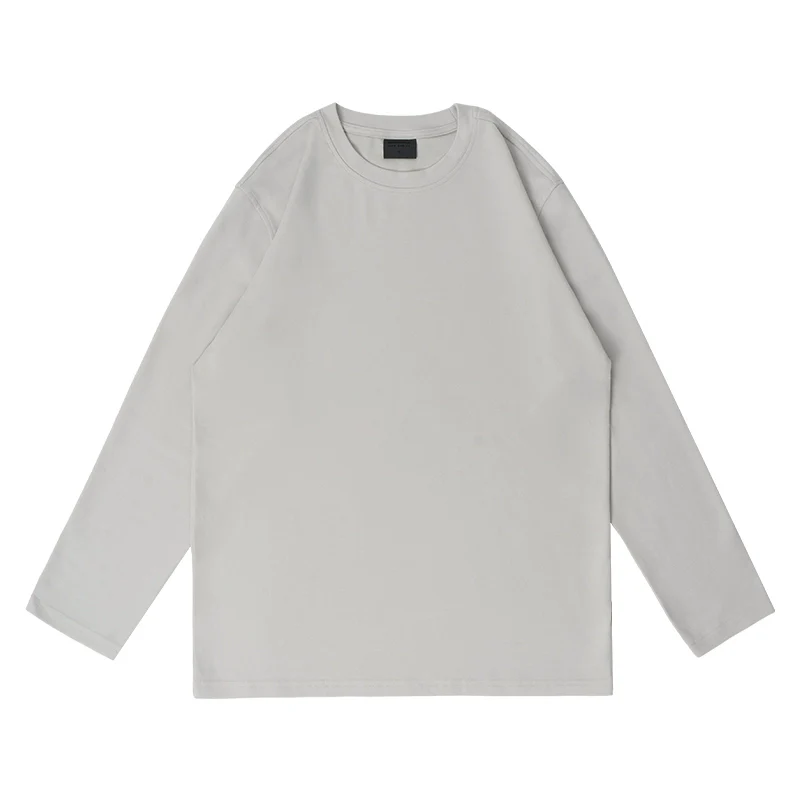 New Solid Color Men's Autumn Simplicity Long-Sleeved Bottoming Shirt - Image 5