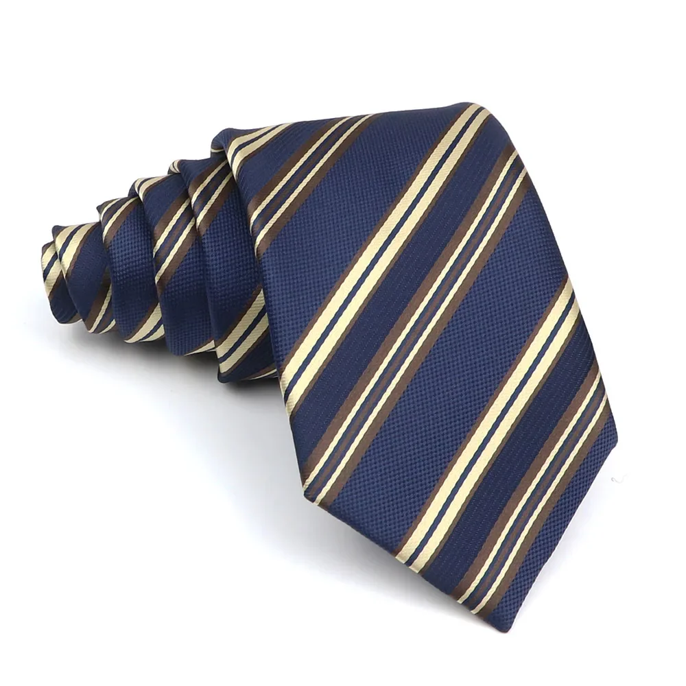 New Striped Tie Men's 8cm Ties Business New Year Gift Classical Necktie Office Accessories Men Costume Daily Wear Wedding Party - Image 11