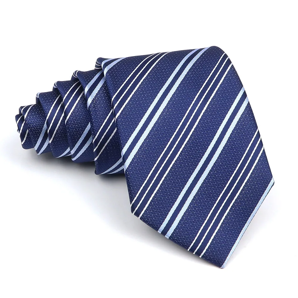 New Striped Tie Men's 8cm Ties Business New Year Gift Classical Necktie Office Accessories Men Costume Daily Wear Wedding Party - Image 12