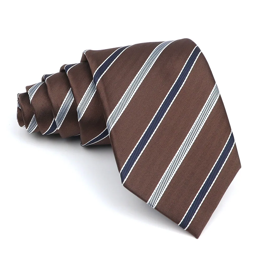 New Striped Tie Men's 8cm Ties Business New Year Gift Classical Necktie Office Accessories Men Costume Daily Wear Wedding Party - Image 14