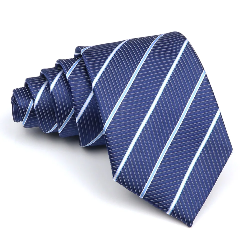 New Striped Tie Men's 8cm Ties Business New Year Gift Classical Necktie Office Accessories Men Costume Daily Wear Wedding Party - Image 19