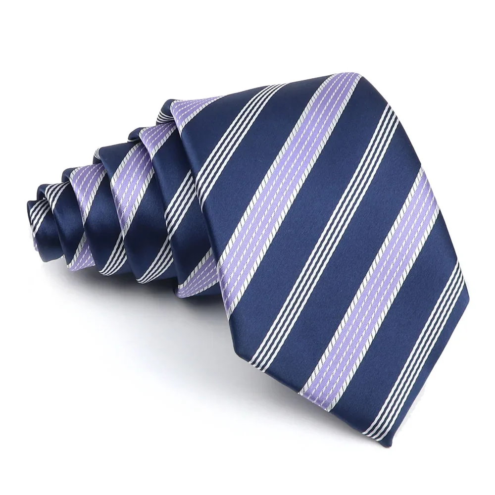 New Striped Tie Men's 8cm Ties Business New Year Gift Classical Necktie Office Accessories Men Costume Daily Wear Wedding Party - Image 21