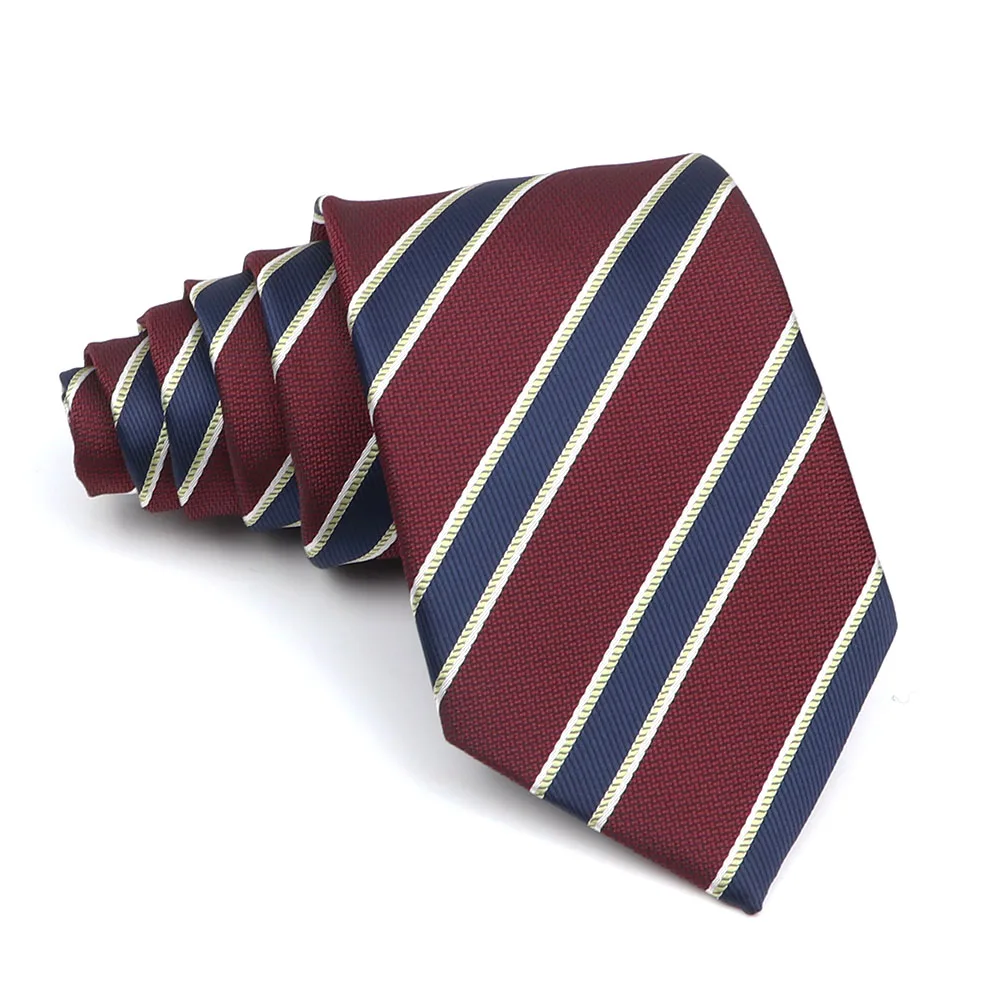 New Striped Tie Men's 8cm Ties Business New Year Gift Classical Necktie Office Accessories Men Costume Daily Wear Wedding Party - Image 24