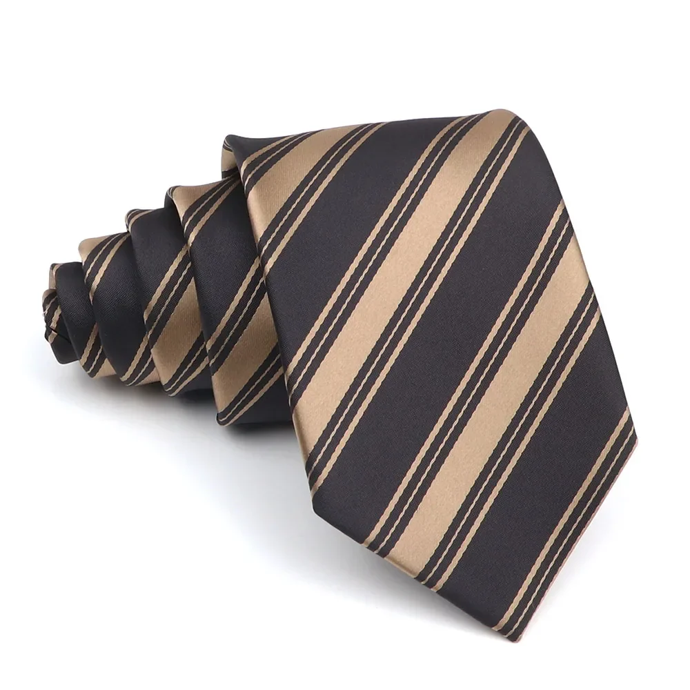 New Striped Tie Men's 8cm Ties Business New Year Gift Classical Necktie Office Accessories Men Costume Daily Wear Wedding Party - Image 26