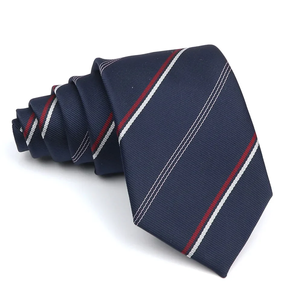 New Striped Tie Men's 8cm Ties Business New Year Gift Classical Necktie Office Accessories Men Costume Daily Wear Wedding Party - Image 27
