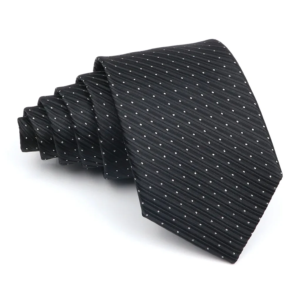 New Striped Tie Men's 8cm Ties Business New Year Gift Classical Necktie Office Accessories Men Costume Daily Wear Wedding Party - Image 28