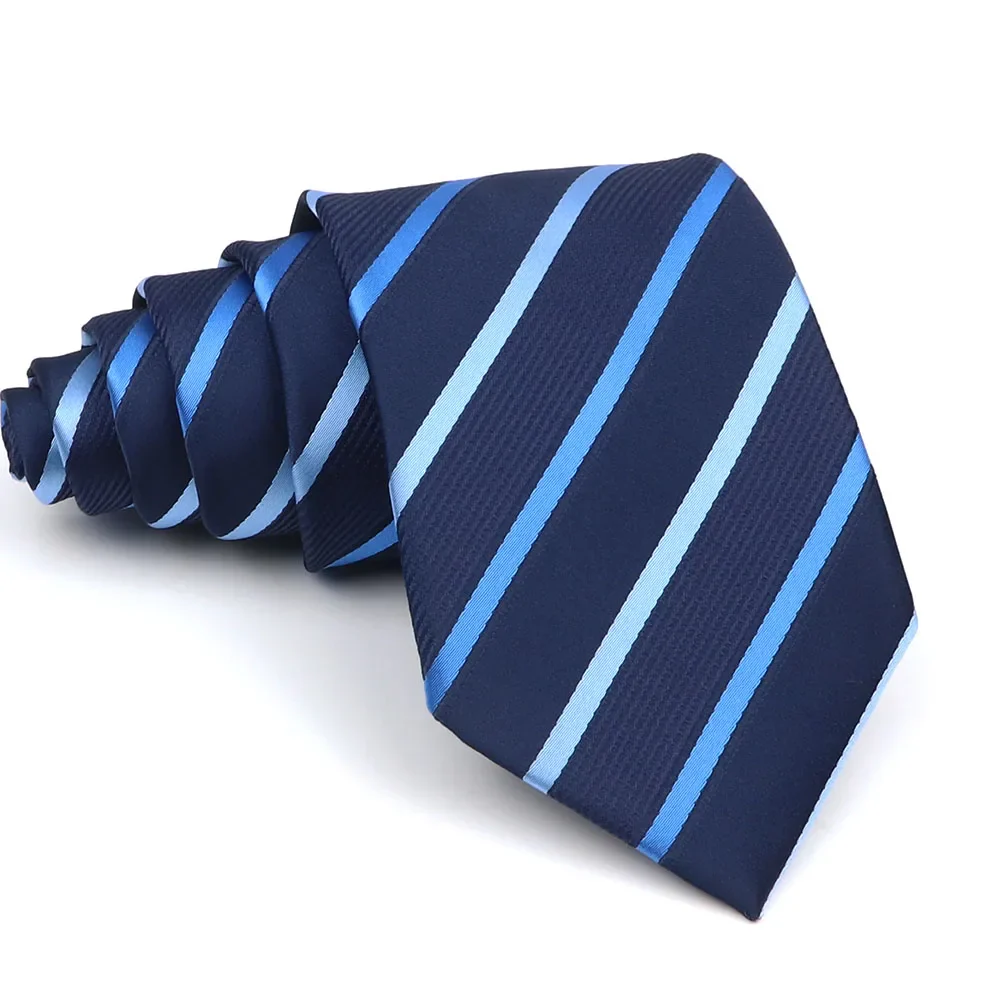 New Striped Tie Men's 8cm Ties Business New Year Gift Classical Necktie Office Accessories Men Costume Daily Wear Wedding Party - Image 33