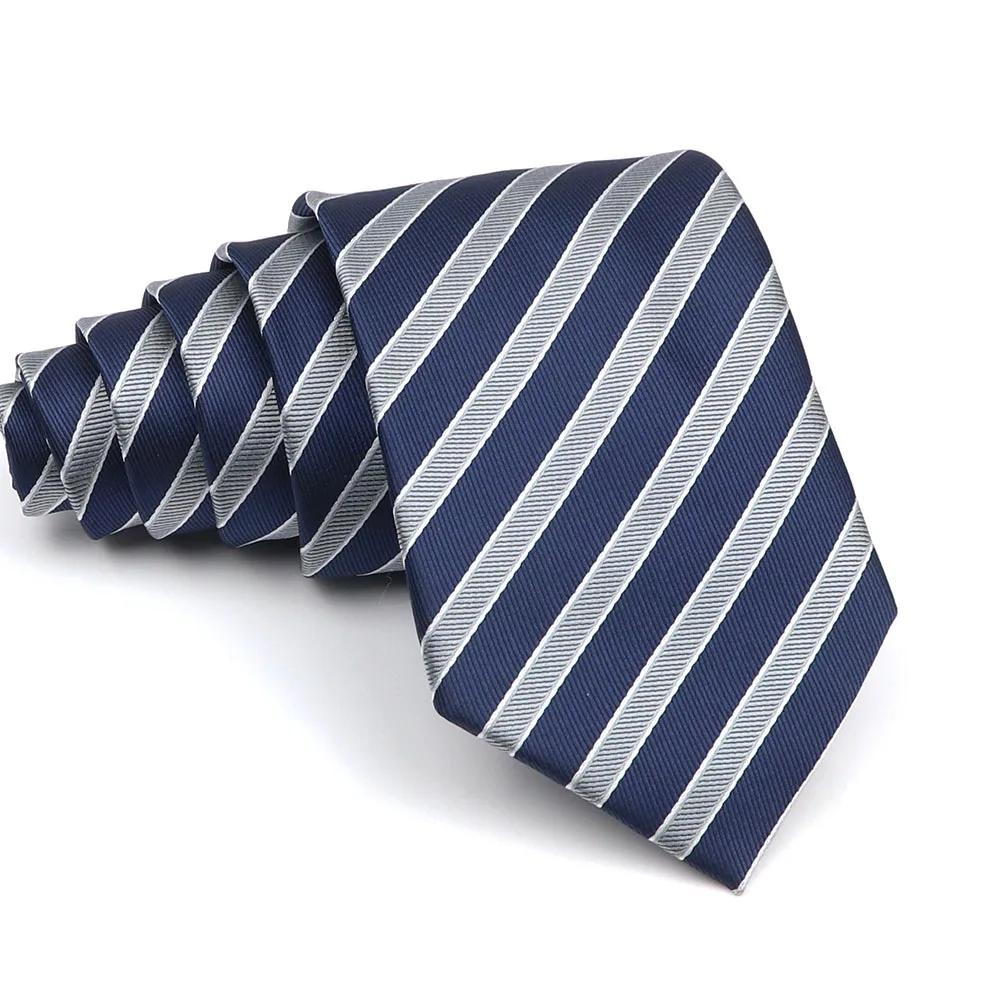 New Striped Tie Men's 8cm Ties Business New Year Gift Classical Necktie Office Accessories Men Costume Daily Wear Wedding Party - Image 35