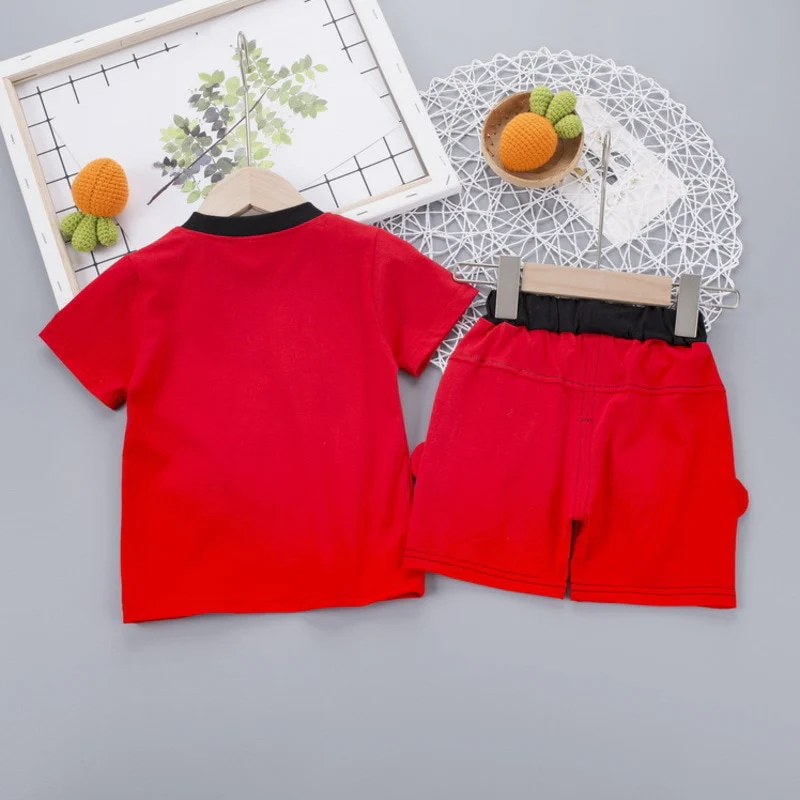 New Summer Baby Girl Clothes Suit Children Boys Cotton Cartoon T Shirt Shorts 2Pcs/sets Toddler Fashion Clothing Kids Tracksuits - Image 7