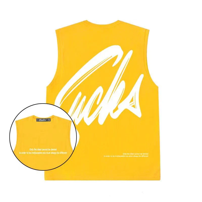 New Summer Men's Tank Tops Fashion Print Round Collar Sleeveless Vest Men Casual Men Clothing Fitness Loose Workout Tank Tops - Image 9