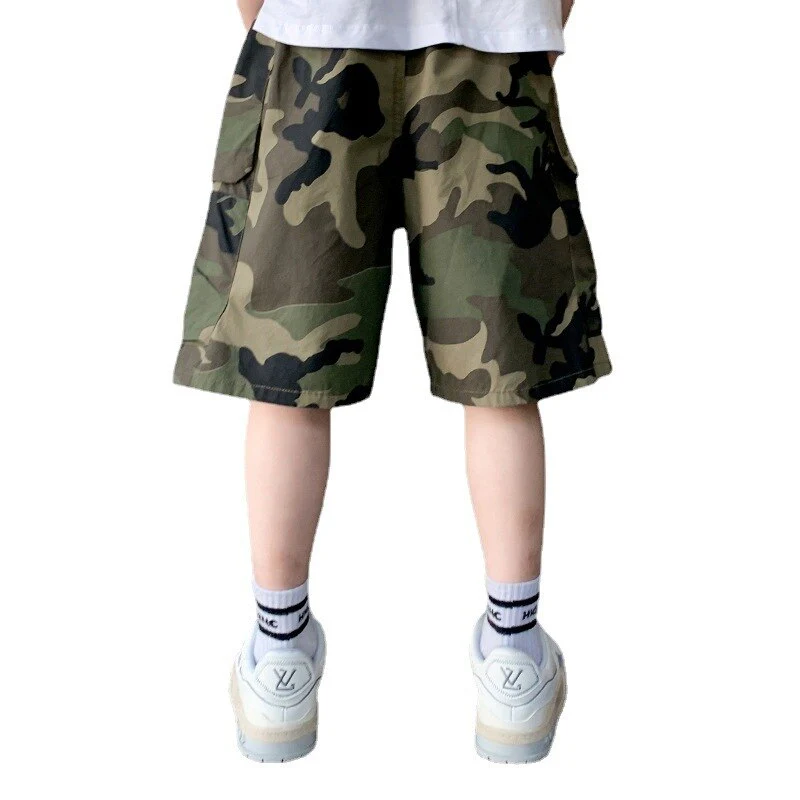 New Summer Shorts for Kid Boys Camouflage Beach Shorts Children Casual Print Cotton Pants For Age 4 5 6 7 8 9 10 11 12 13 Years - Image 4