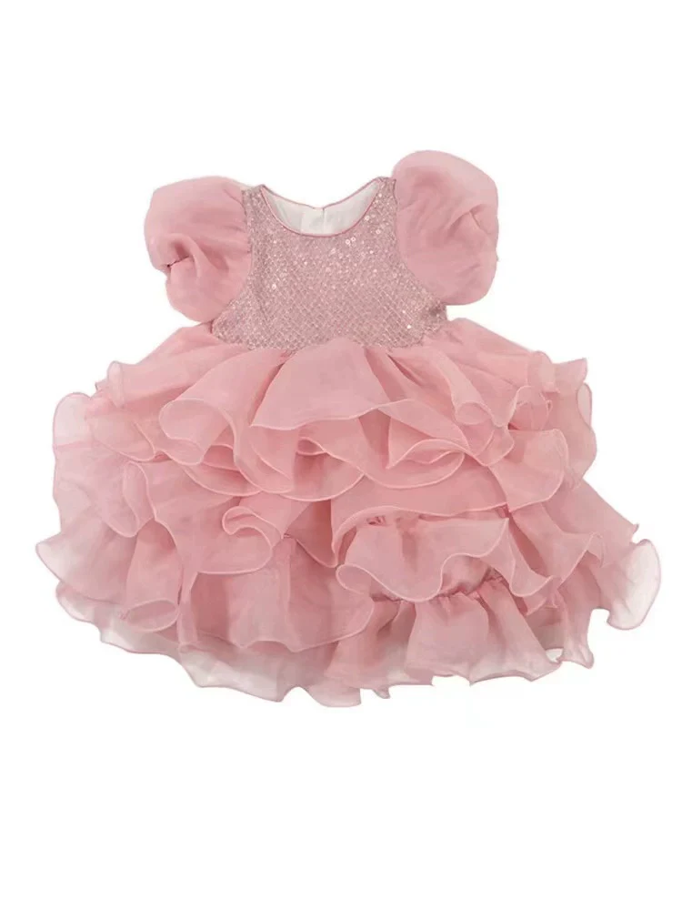 New Sweet Western Style Baby Girl Princess Formal Dress - Image 5