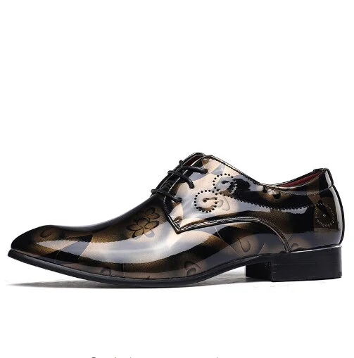 New Trend Pointed Toe Men's Leather Shoes Large 49 Fashion Men Shoes - Image 3
