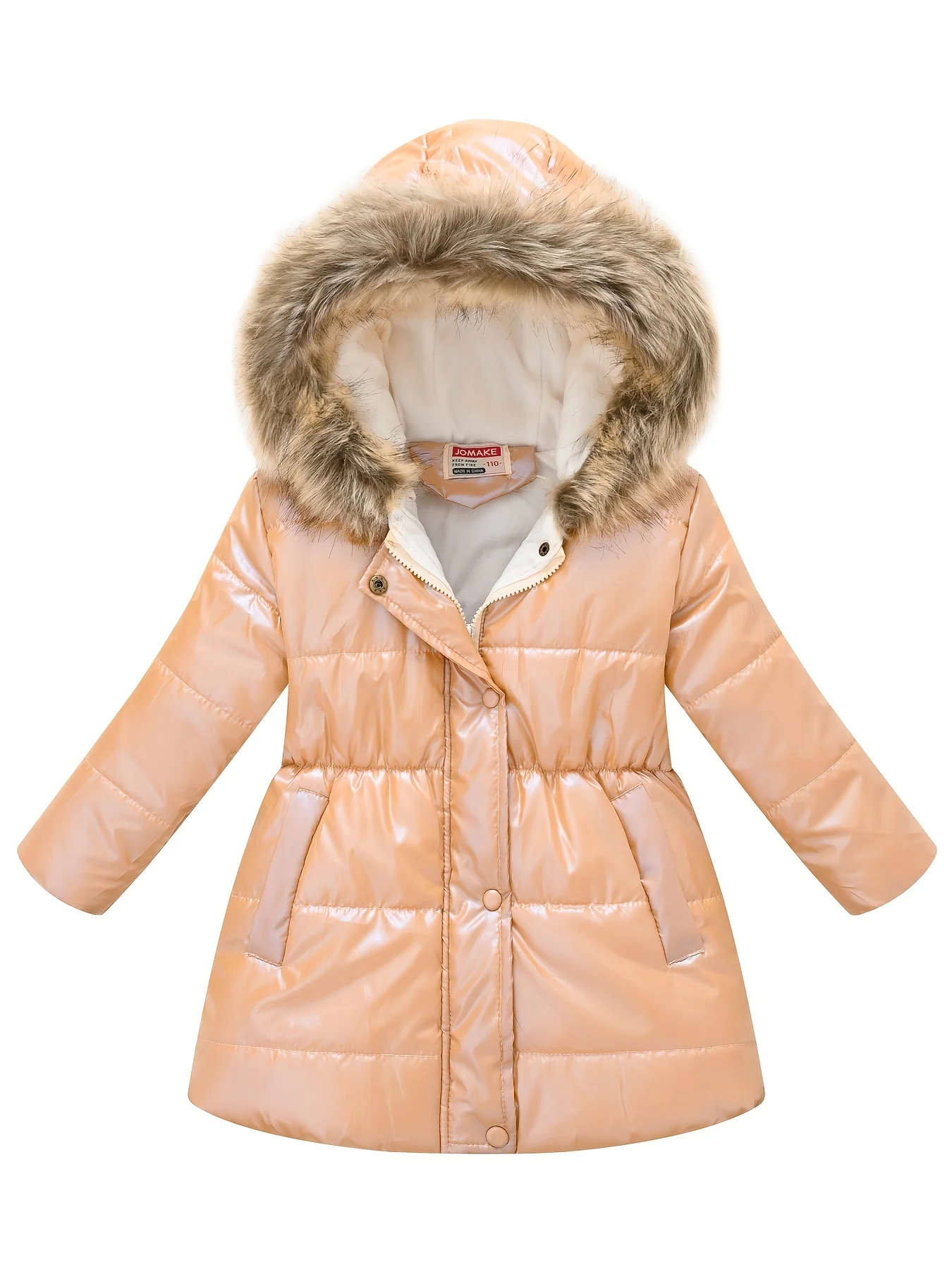 New Winter Thickened Hooded Jacket for Boys and Girls, Medium to Long Length - Image 5