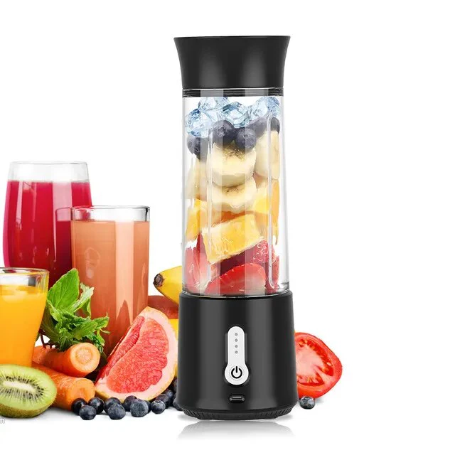New Xiaomi Portable Blender Mini Handheld Fruit Mixer with 6 Blades Personal USB Rechargeable Juice Cup for Sports Trave Fruit M - Image 7
