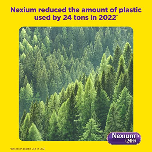 Nexium 24HR Acid Reducer Heartburn Relief Tablets for All-Day and All-Night Protection from Frequent Heartburn, Heartburn Medicine with Esomeprazole Magnesium - 42 Count - Image 2